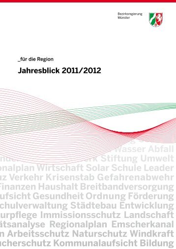 Jahresblick 2011/2012 - Bezirksregierung Münster