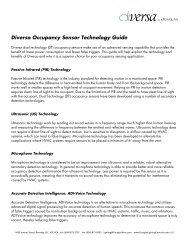 Diversa Occupancy Sensor Technology Guide