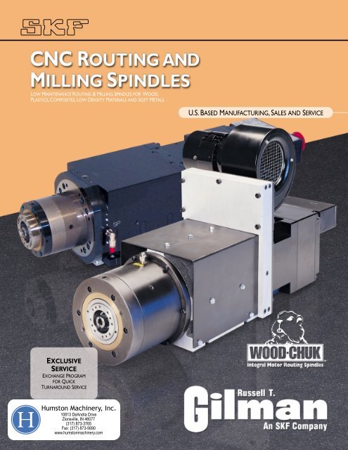 “CNC Routing and Milling Spindles” Catalog No. 702