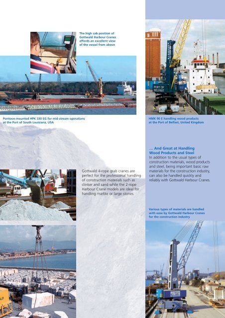 Construction Materials - Gottwald Port Technology