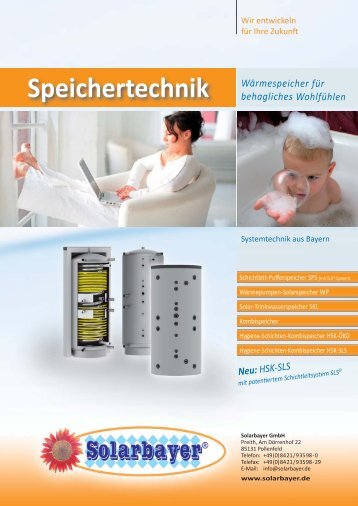 Prospekt Speichertechnik 1.23 MB - Solarbayer GmbH