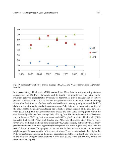 AIR POLLUTION – MONITORING MODELLING AND HEALTH