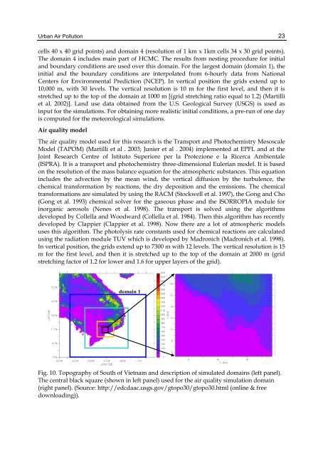 AIR POLLUTION – MONITORING MODELLING AND HEALTH