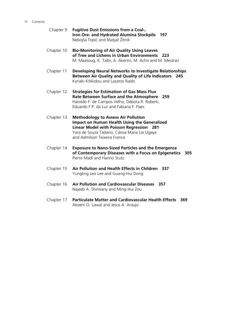 AIR POLLUTION – MONITORING MODELLING AND HEALTH