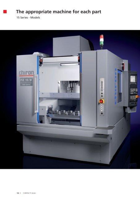 The principle – vertical, fast and powerful - CHIRON Werke GmbH ...