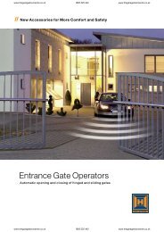 STA sliding gate operator - Garage Doors