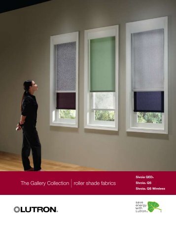 Lutron Sivoia Roller Shade Gallery Collection