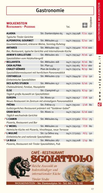 lAWiNENWArNdiENST - Val Gardena