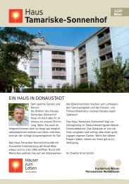Tamariske-Sonnenhof - Kuratorium Wiener Pensionisten-Wohnhäuser