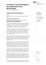 Innovations- und Forschungspreis des Landes Kärnten 2011 ... - KWF