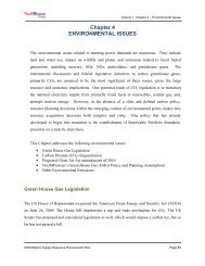Chapter 4 ENVIRONMENTAL ISSUES