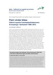 Fleiri vindar blása - Netla - Háskóli Íslands