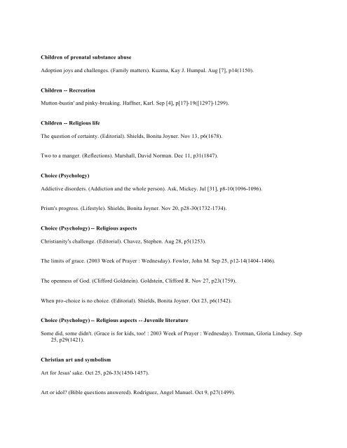 Adventist Review -- Author Index 2003 v180 Jul-Dec