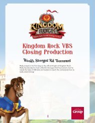 Kingdom Rock VBS Closing Production