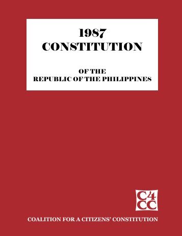 1987 CONSTITUTION