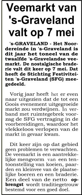 Familiejubileum sv 's-Graveland - Historische Kring In de Gloriosa