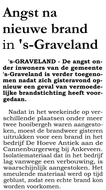 Familiejubileum sv 's-Graveland - Historische Kring In de Gloriosa