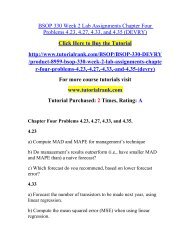 BSOP 330 Week 2 Lab Assignments Chapter Four Problems 4.23, 4.27, 4.33, and 4.35 (DEVRY).pdf