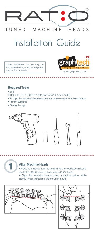 Ratio Installation Instructions - Graph Tech