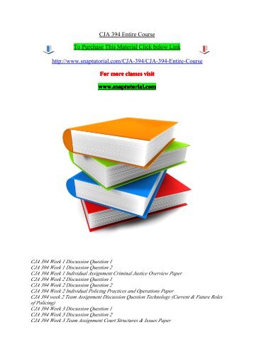 CJA 394 Entire Course.pdf