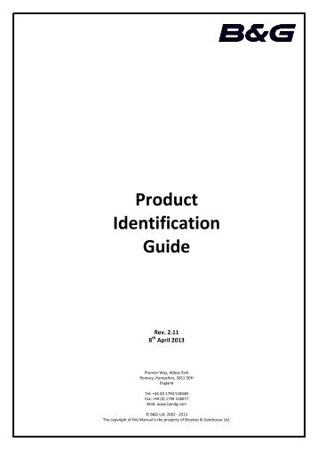 Product Identification Guide