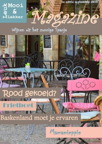 3e editie Leuk Mooi & Lekker Magazine 2015