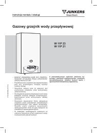 Gazowy grzejnik wody przep³ywowej