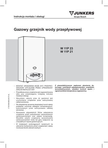 Gazowy grzejnik wody przep³ywowej