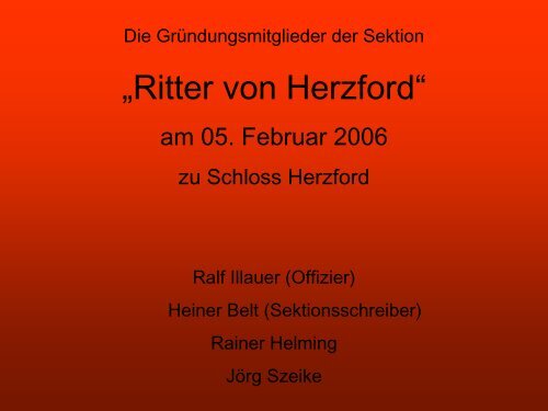 Sektion Ritter von Herzford