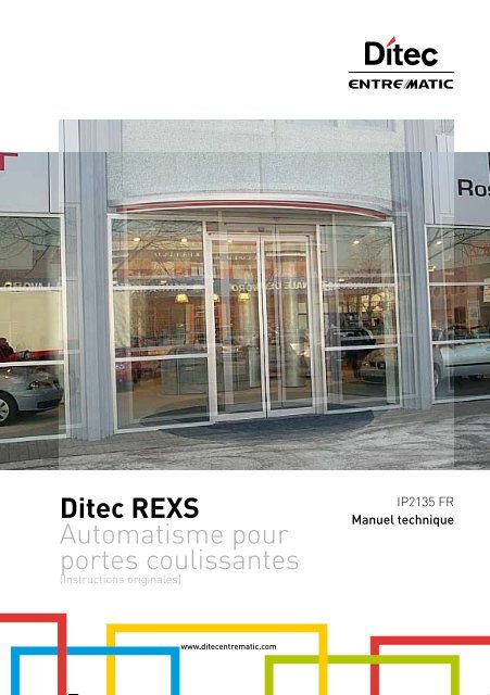 Ditec REXS Automatisme pour portes coulissantes