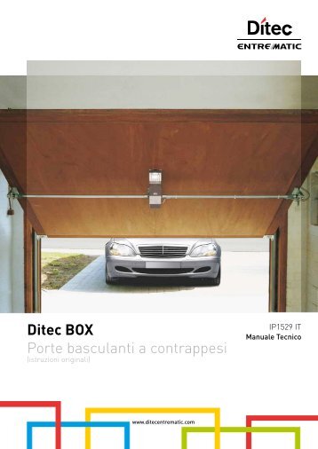 Ditec BOX Porte basculanti a contrappesi