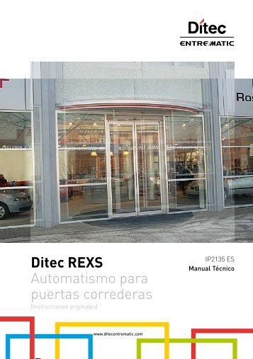 Ditec REXS Automatismo para puertas correderas