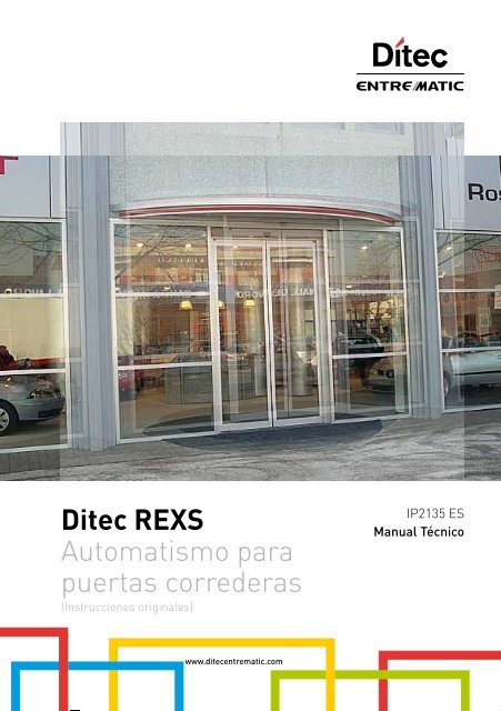 Ditec REXS Automatismo para puertas correderas