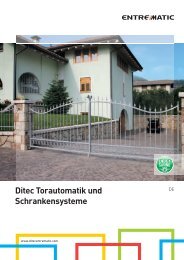 Ditec Torautomatik und Schrankensysteme