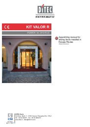 KIT VALOR R - DITEC ENTREMATIC