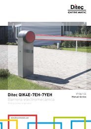 Ditec QIK4E-7EH-7YEH Barrera electromecánica