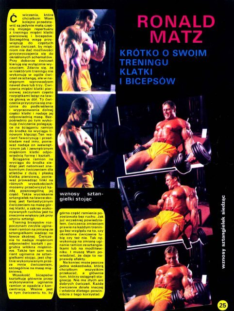 Ron Matz ' wiczenia, które - Ron Matz