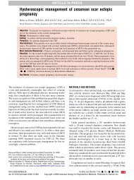 Hysteroscopic management of cesarean scar ectopic pregnancy