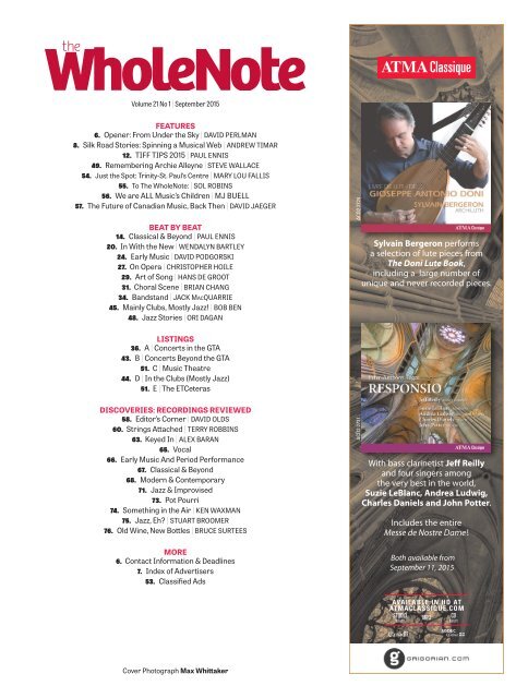 Volume 21 Issue 1 - September 2015