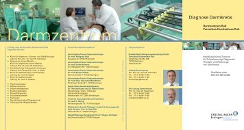 Darmzentrum Ruit (Flyer/PDF) - Kreiskliniken Esslingen