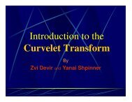 Introduction to the Curvelet Transform