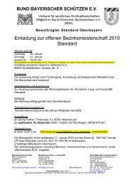 Beauftragter Standard Oberbayern