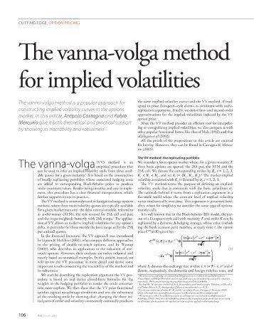 The vanna-volga method for implied volatilities