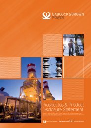 Prospectus & Product Disclosure Statement