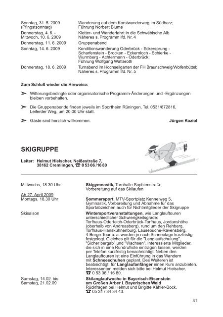 2009 - Deutscher Alpenverein Sektion Braunschweig e.V.