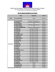 LIST OF CURRENT MEMBERS OF THE IPCDEC