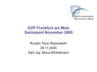 GVP Frankfurt am Main Sachstand November 2005