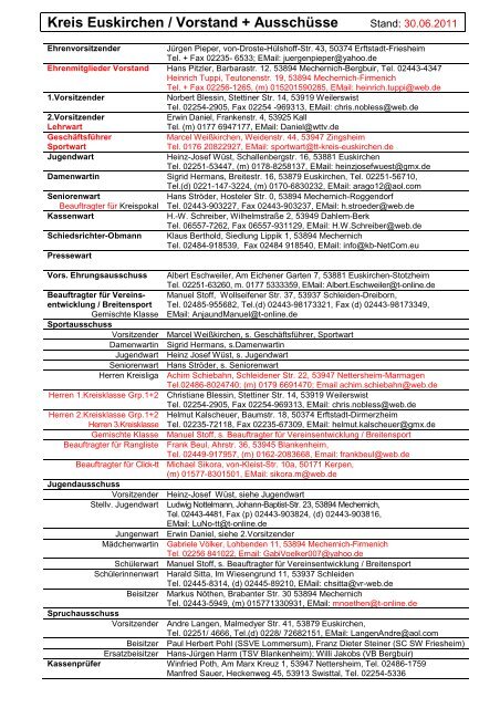 Adressen 11-12 Kreis Euskirchen.pdf (12 KB - Tischtennis - Kreis ...