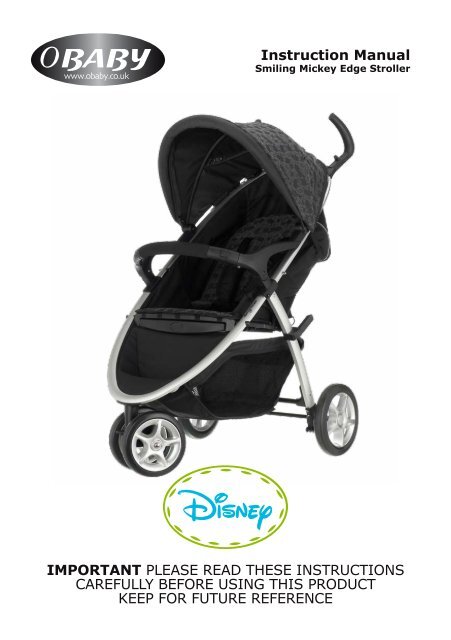 obaby disney stroller