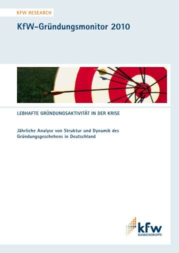 "KfW-Gründungsmonitor 2010" (Langfassung, pdf)